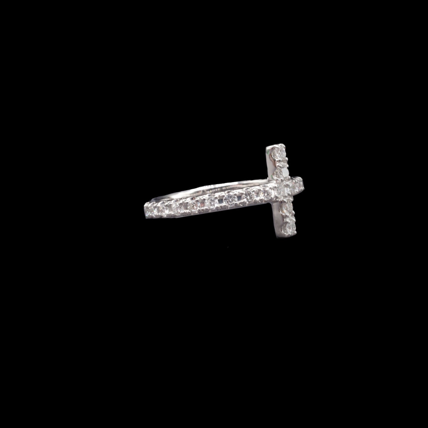 CROSS PAVE リング PT900