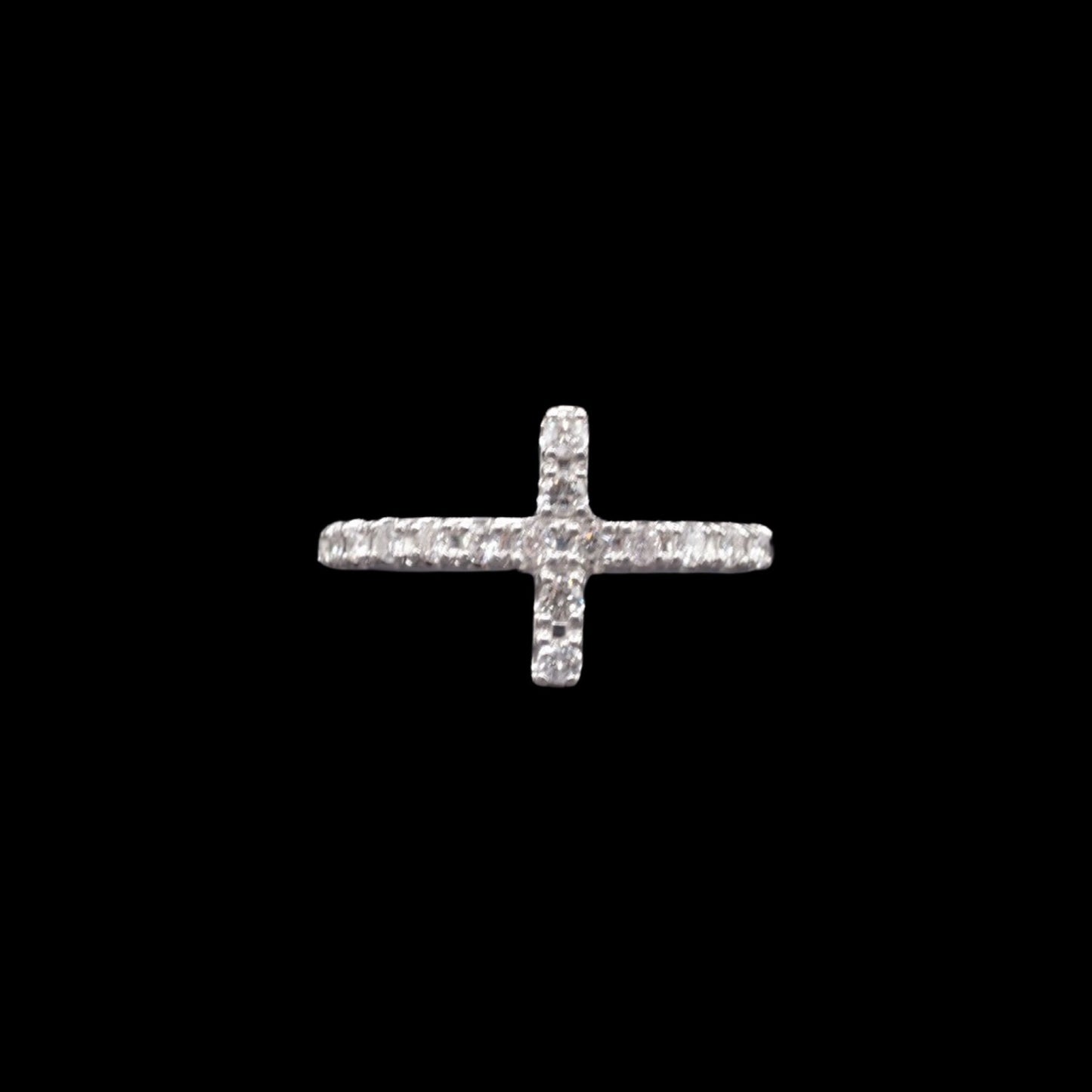 CROSS PAVE リング PT900